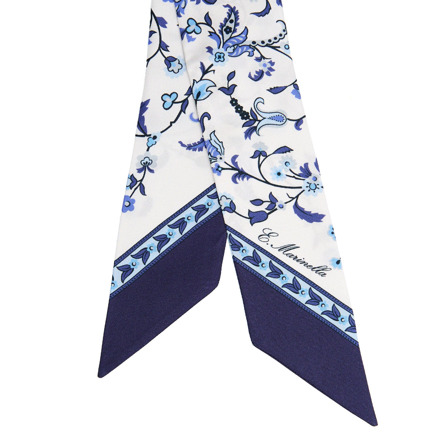 DARK BLUE SILK TWILLY - Image 2