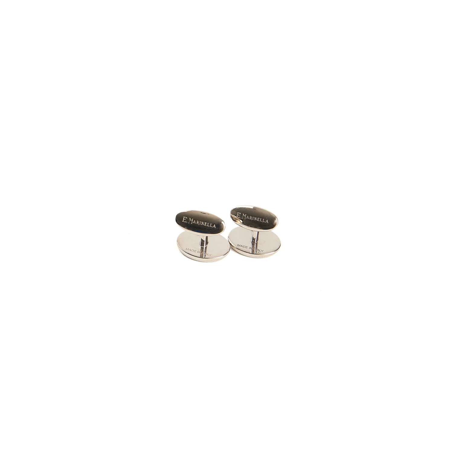 DARK BLUE SILVER CUFFLINKS - Image 3