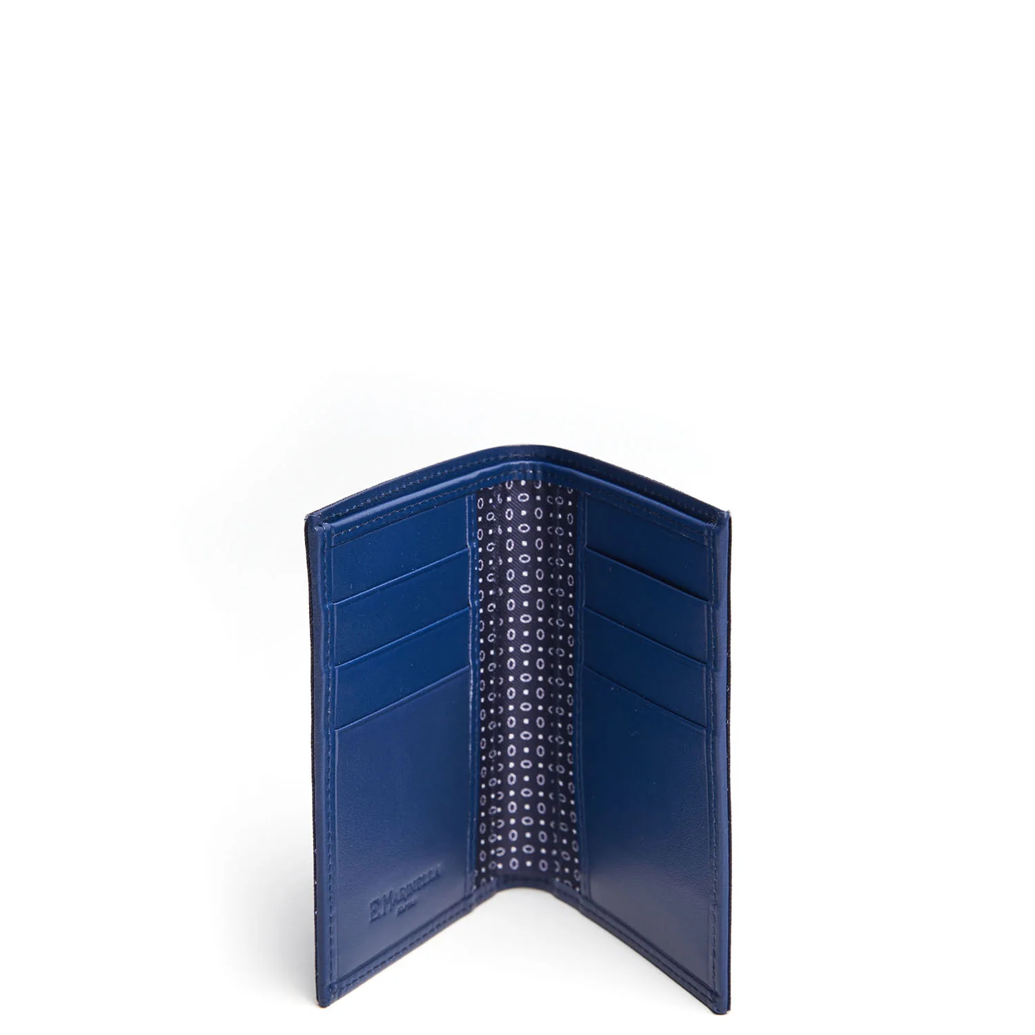 DARK BLUE VERTICAL WALLET - Image 2