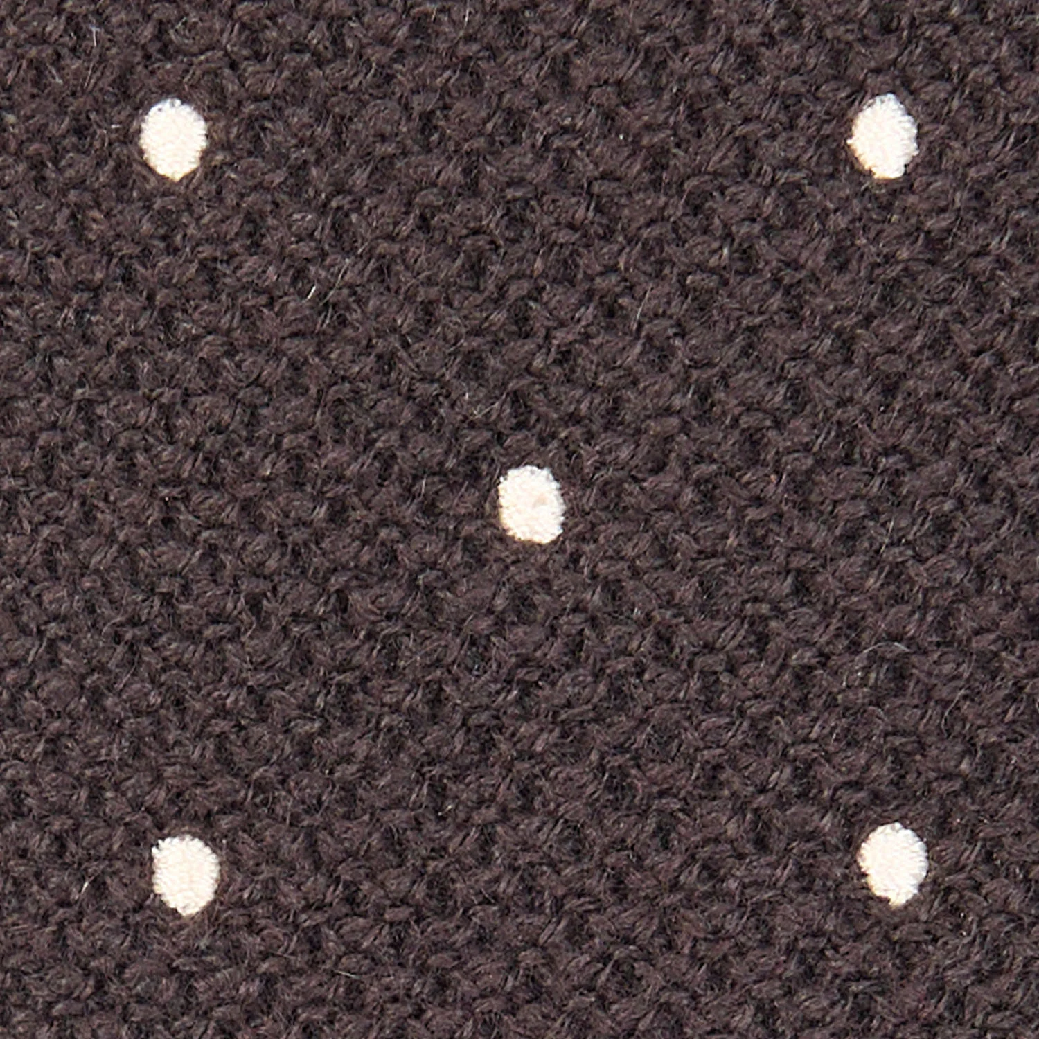 DARK BROWN CASHMERE KNITTED TIE - Image 4