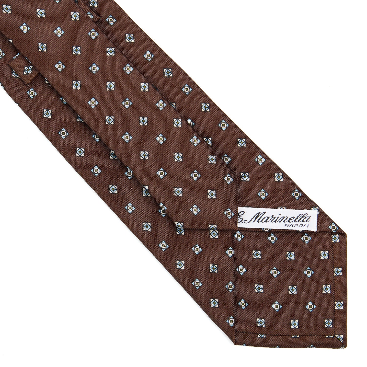 DARK BROWN CLASSIC SILK TIE - Image 4