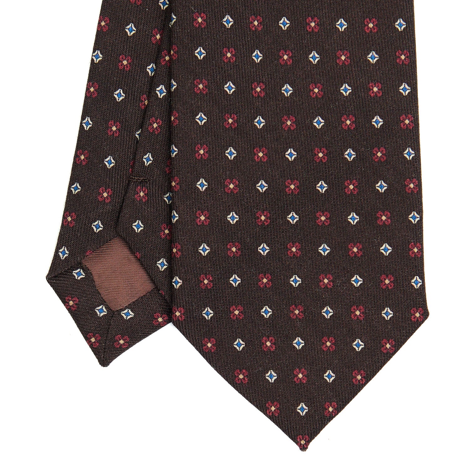 DARK BROWN CLASSIC WOOL TIE