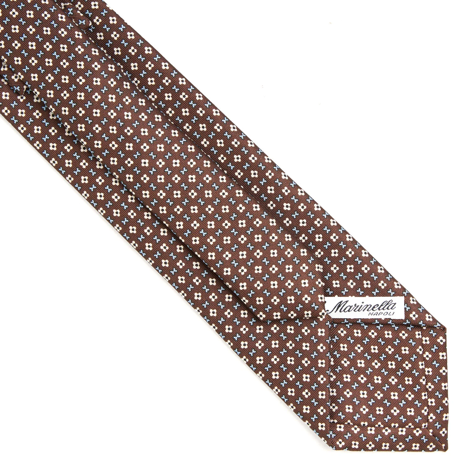 DARK BROWN EXTRA LONG SARTORIAL SILK TIE - Image 4