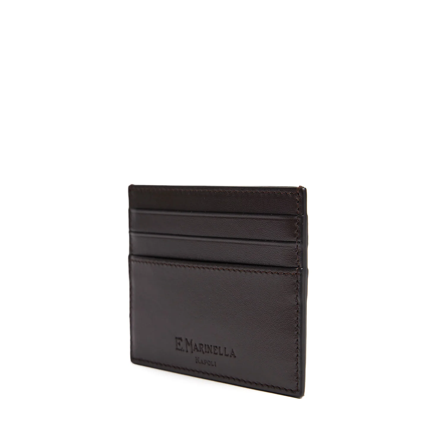 DARK BROWN LEATHER CREDIT CARD HOLDER - Image 3