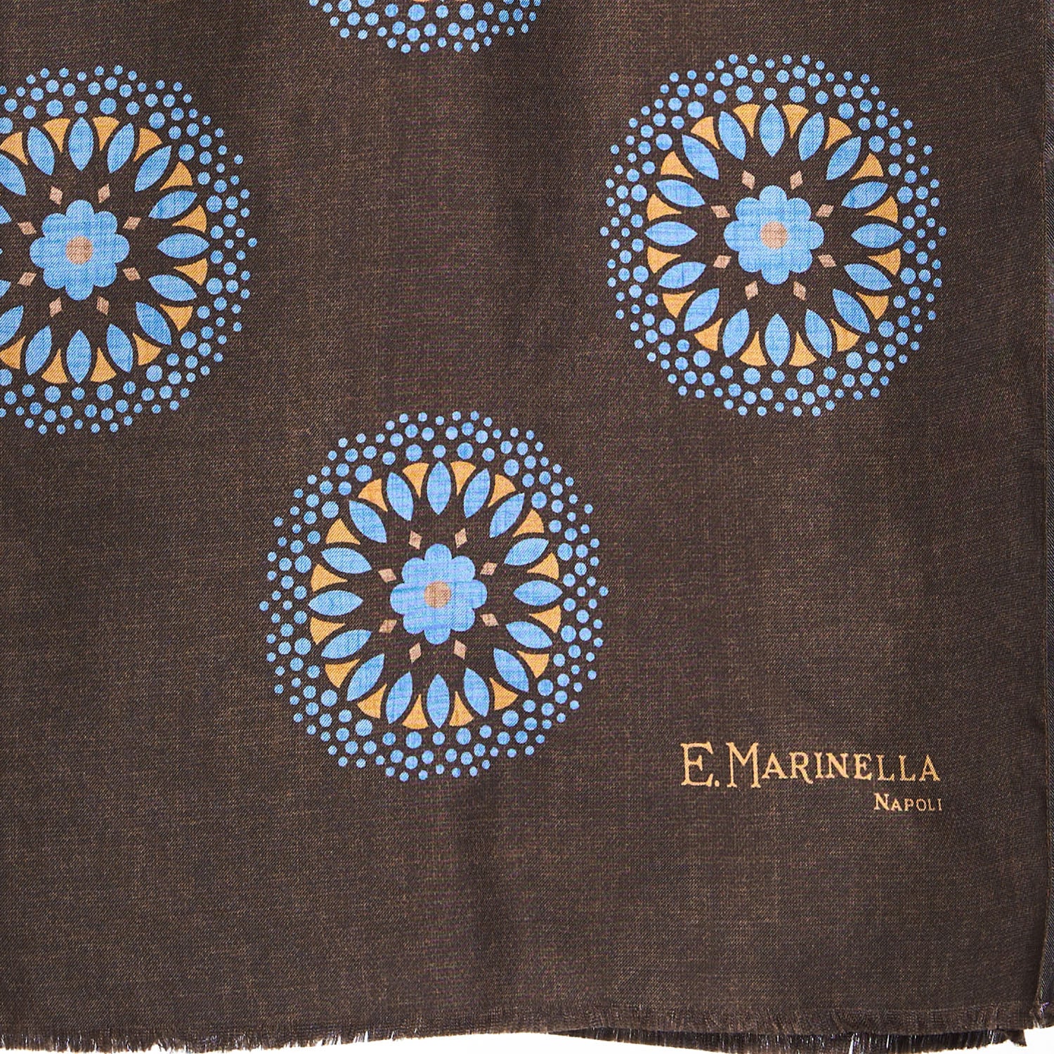 DARK BROWN MADDER SILK STOLE - Image 3