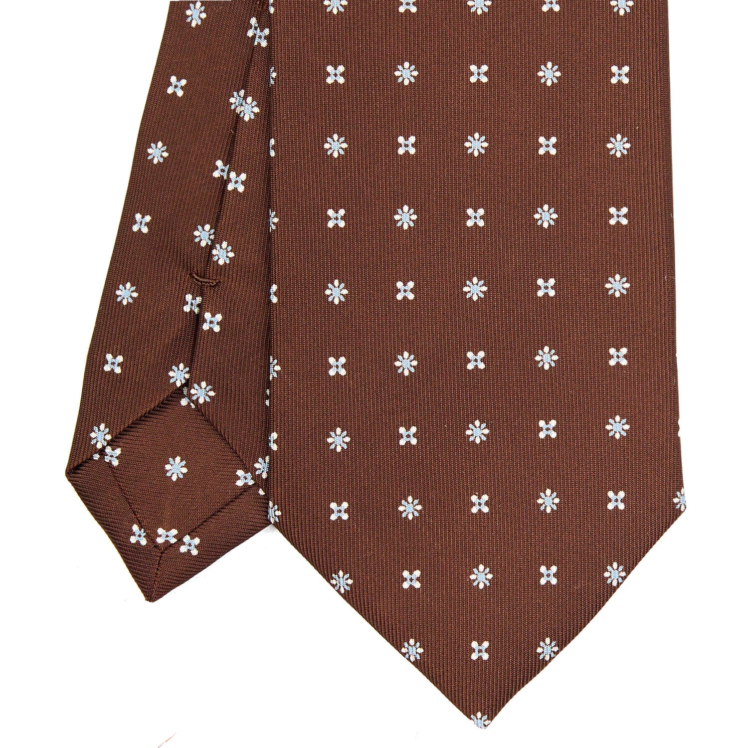 DARK BROWN SARTORIAL CLASSIC SILK TIE