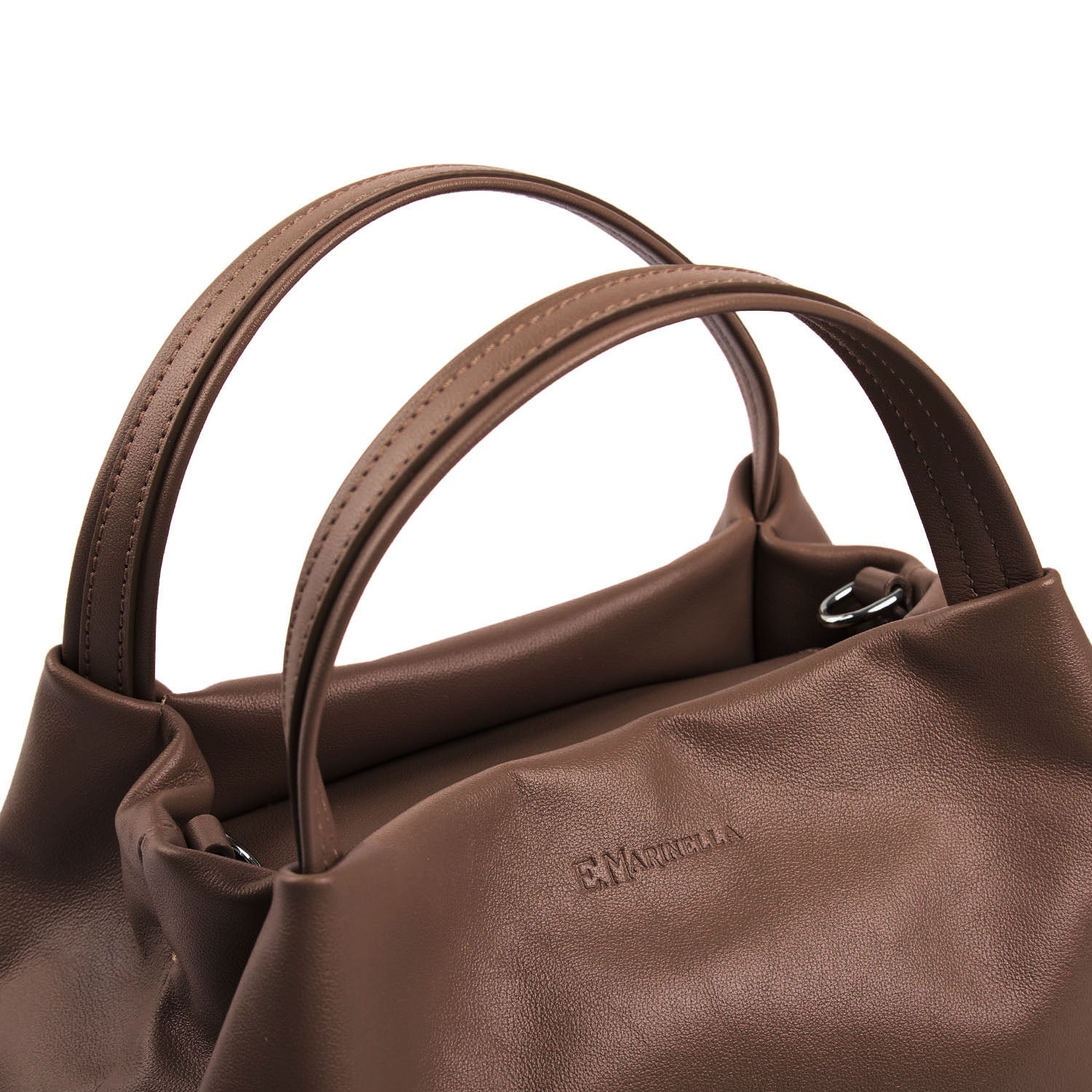 DARK BROWN SOFT MINI BAG - Image 4