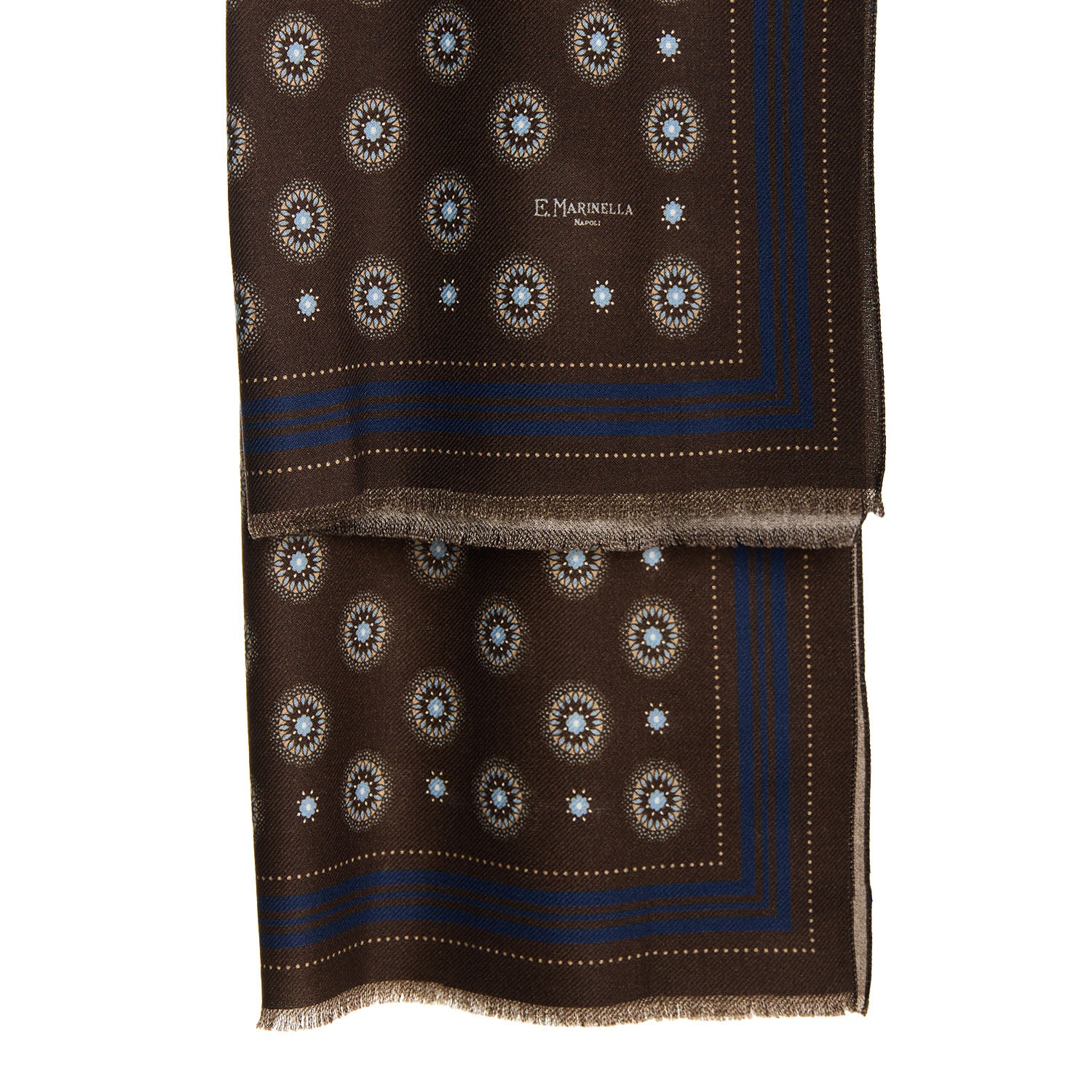 BURGUNDY WOOL STOLE - Image 3