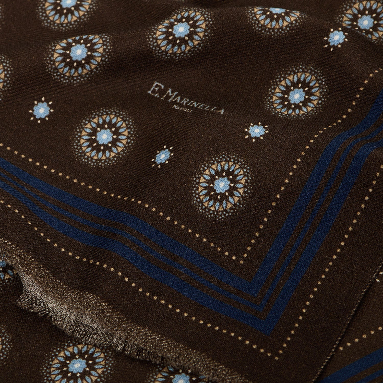 BURGUNDY WOOL STOLE - Image 5
