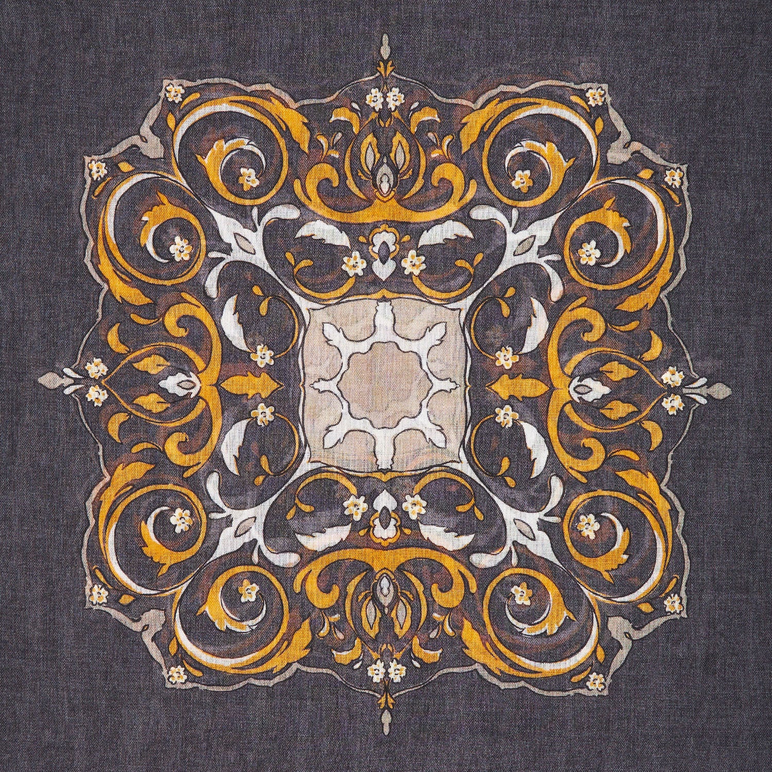 DARK GRAY WOOL STOLE - Image 4