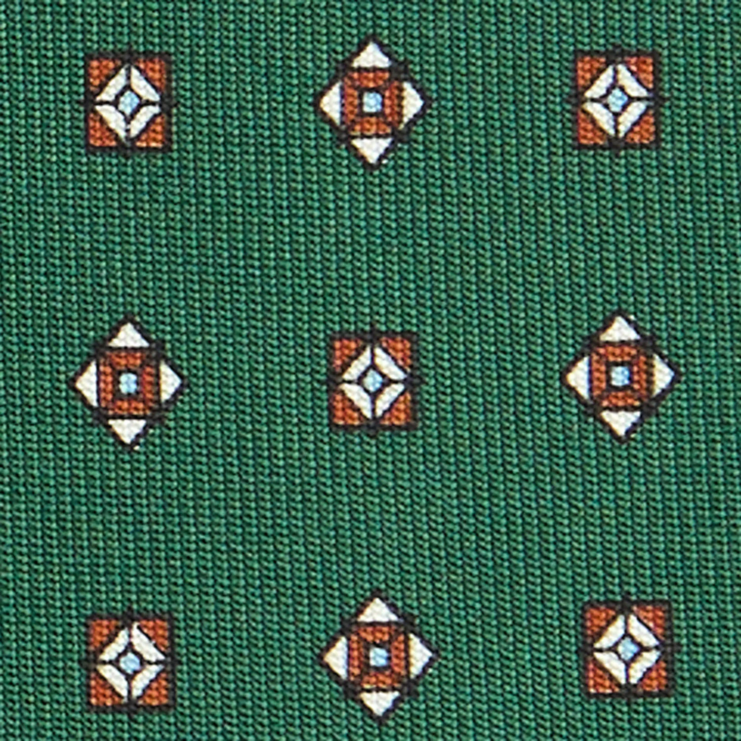 DARK GREEN CLASSIC SILK TIE - Image 5