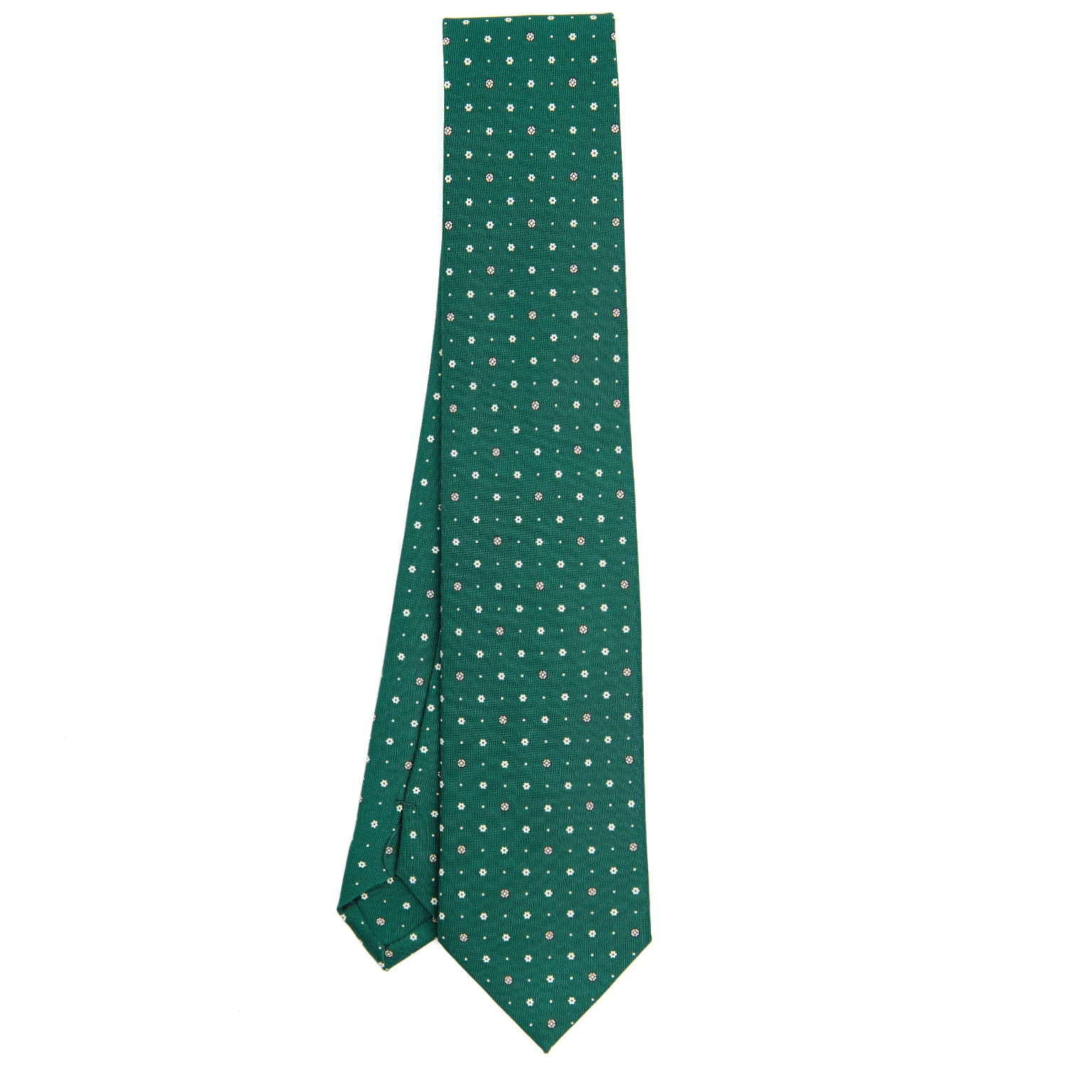 DARK GREEN CLASSIC SILK TIE - Image 2