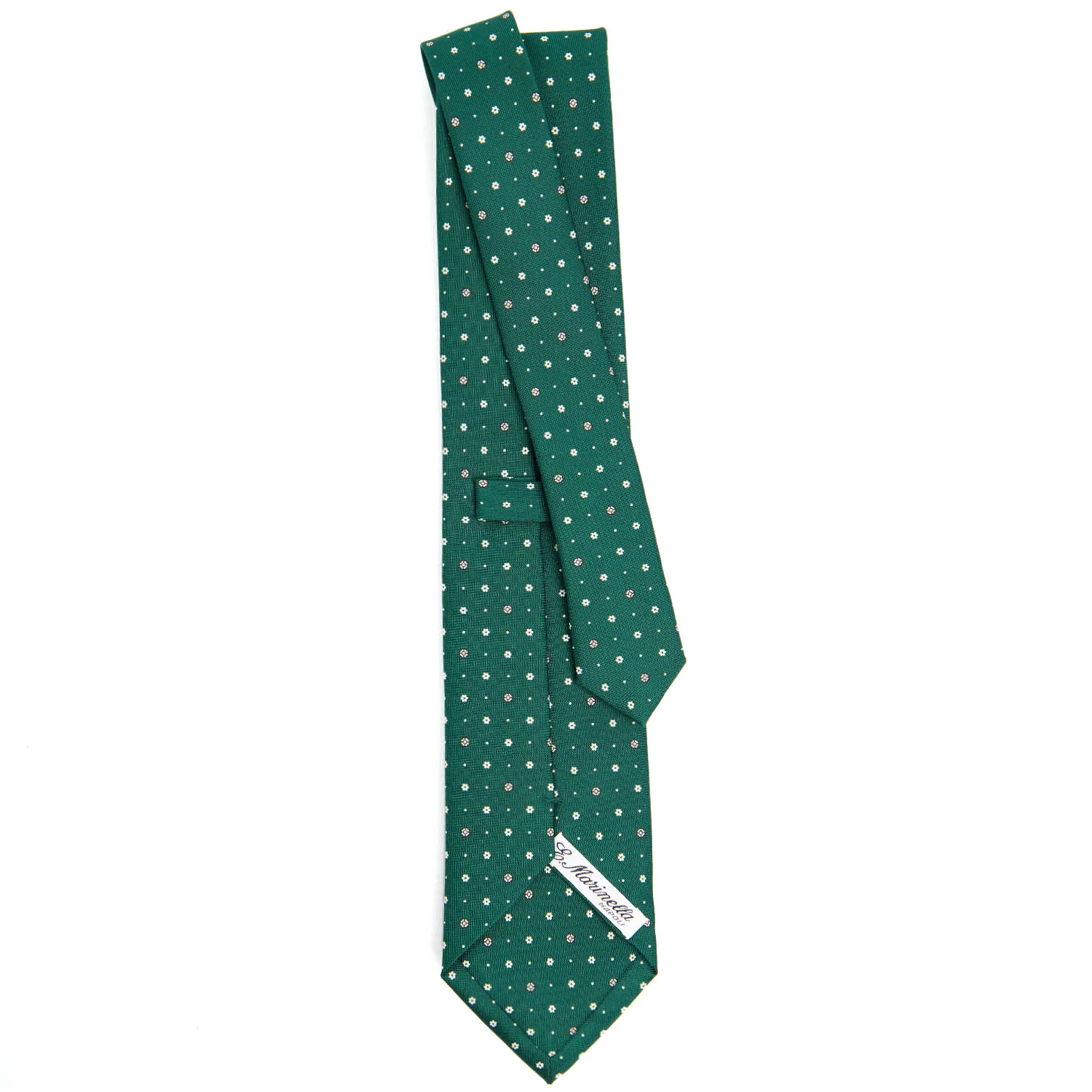 DARK GREEN CLASSIC SILK TIE - Image 3
