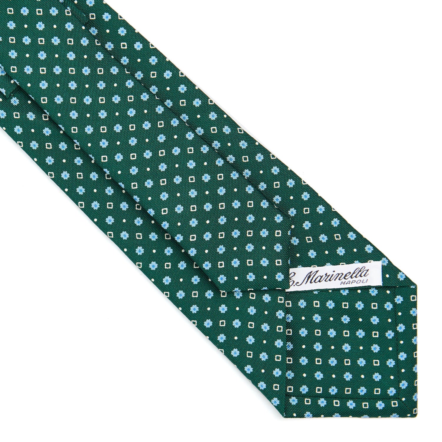 DARK GREEN CLASSIC SILK TIE - Image 4