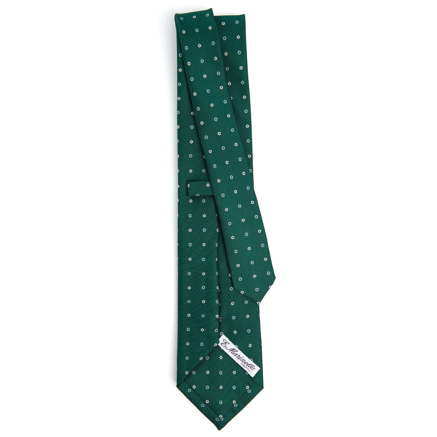 DARK GREEN CLASSIC SILK TIE - Image 3
