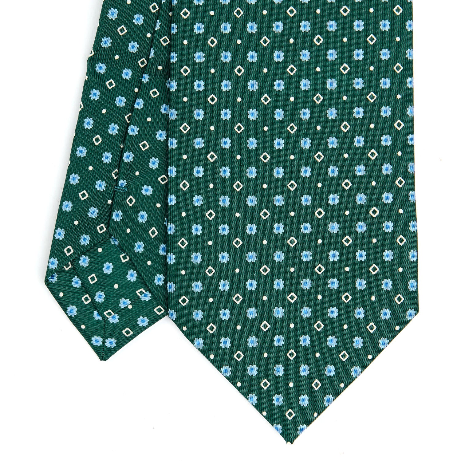 DARK GREEN EXTRA LONG SARTORIAL SILK TIE