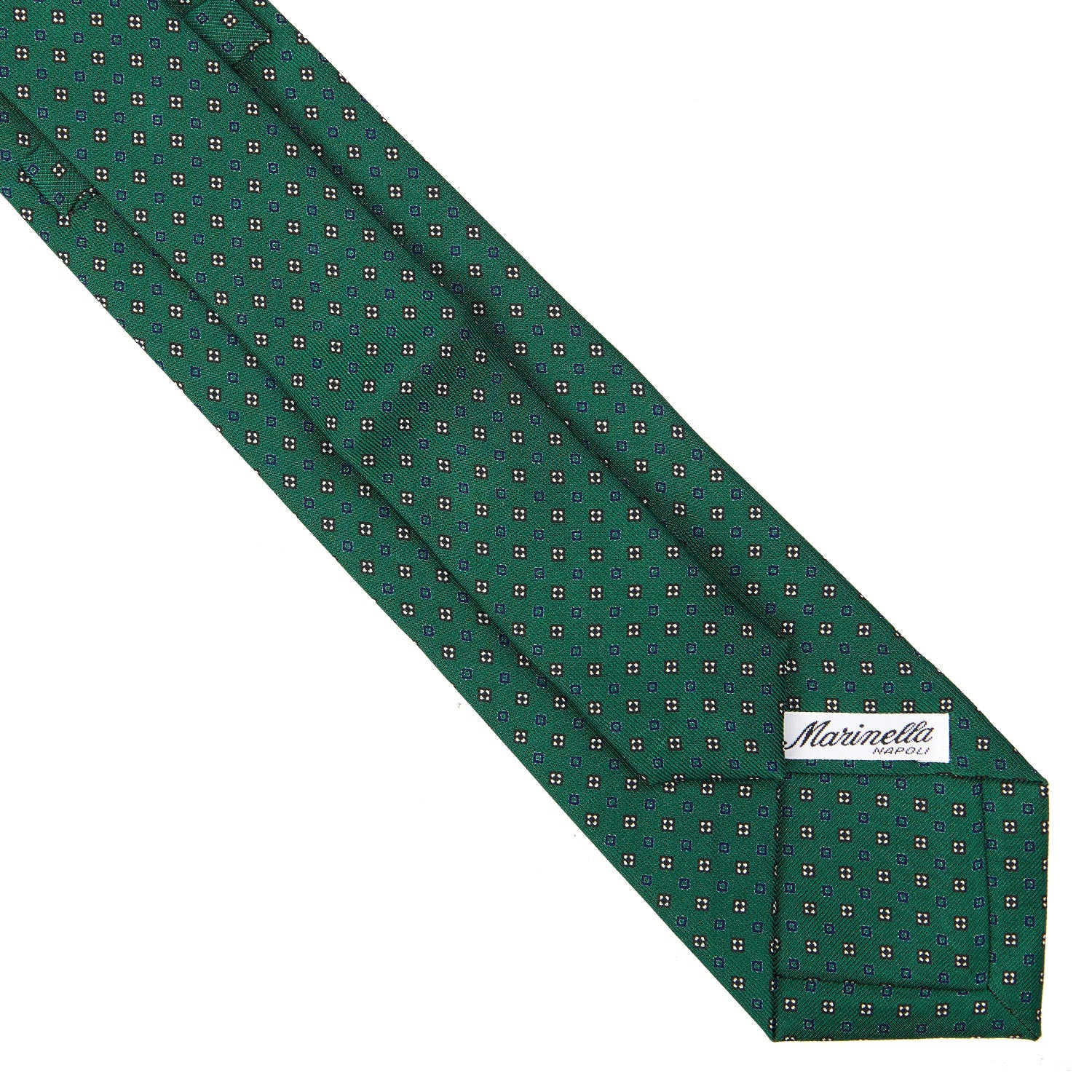DARK GREEN EXTRA LONG SARTORIAL SILK TIE - Image 4