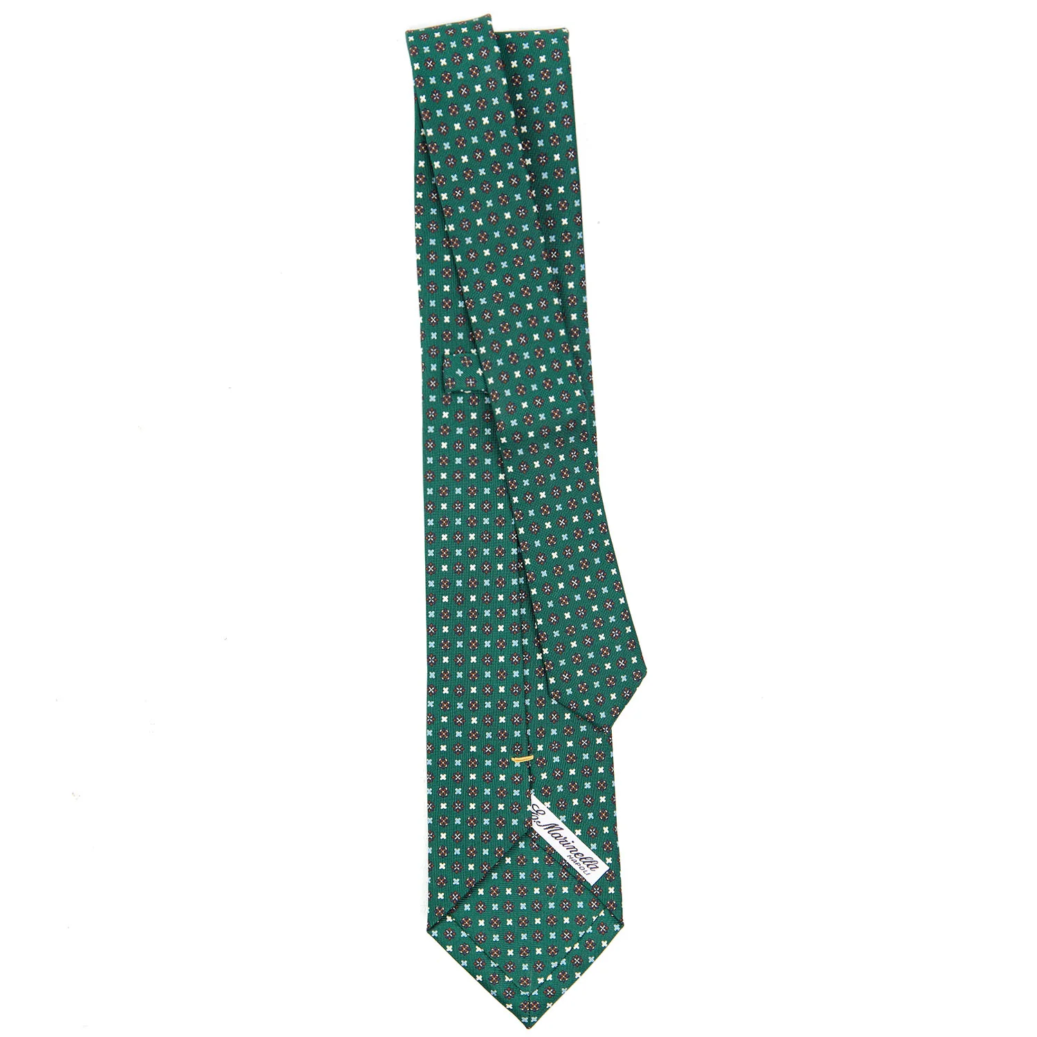 DARK GREEN EXTRA LONG SARTORIAL SILK TIE - Image 3