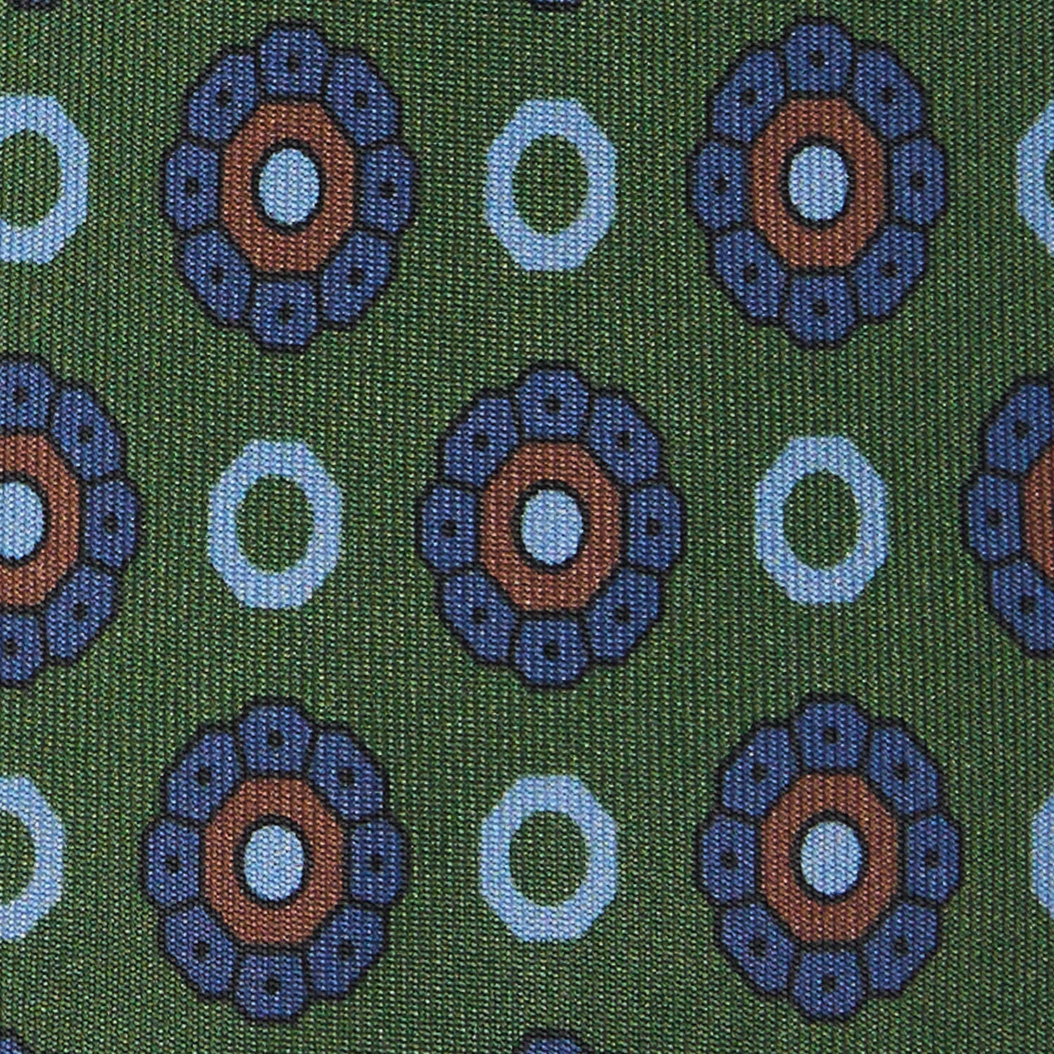 DARK GREEN HERITAGE COLLECTION SILK TIE - Image 5