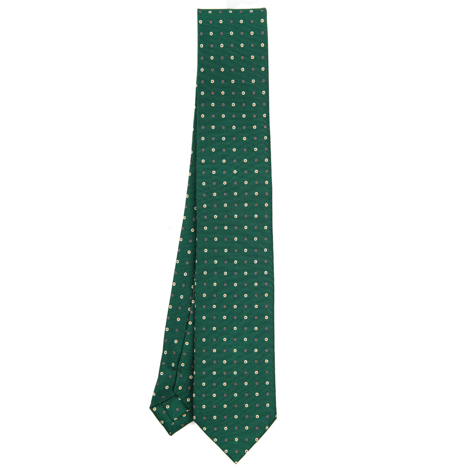 DARK GREEN SARTORIAL 7 CM SILK TIE - Image 2