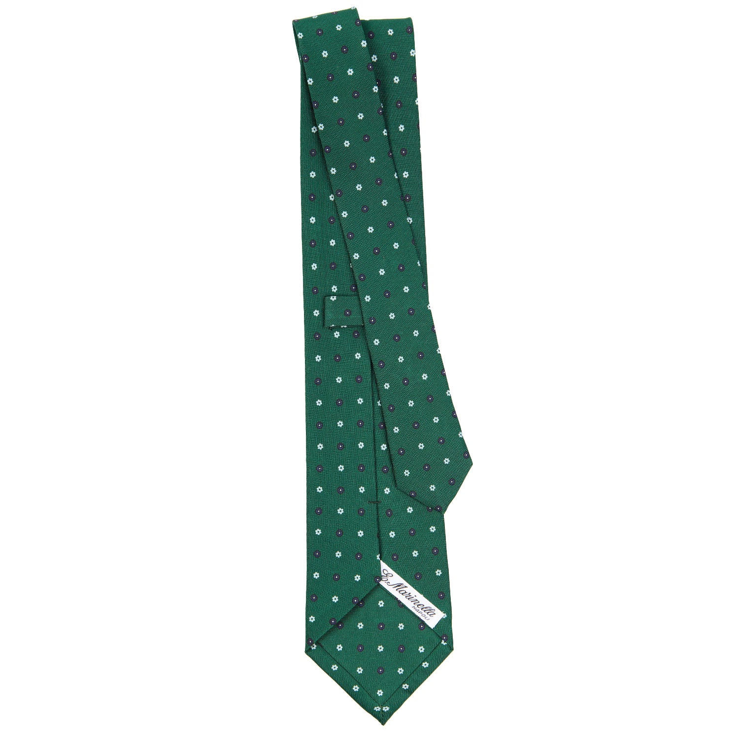 DARK GREEN SARTORIAL CLASSIC SILK TIE - Image 3