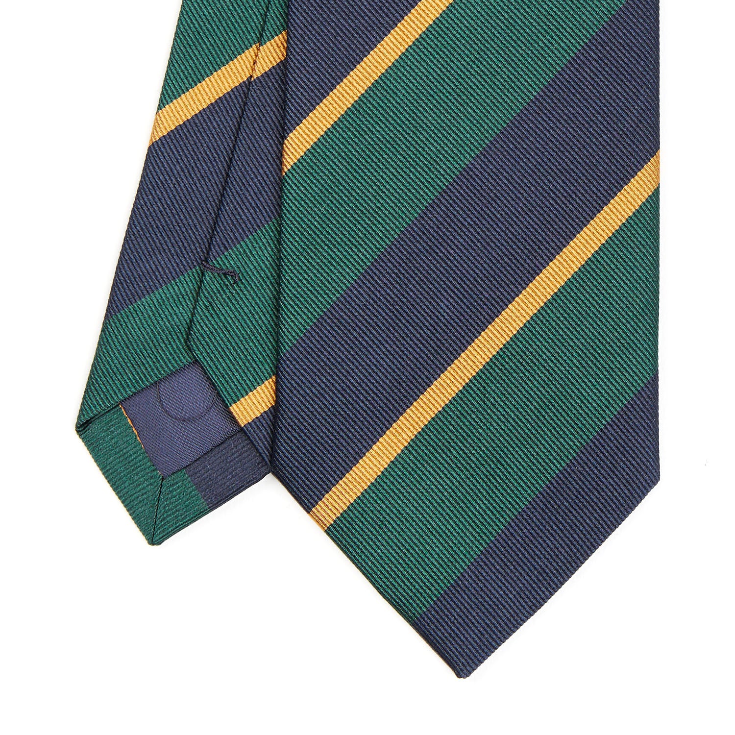 DARK GREEN REGIMENTAL SILK TIE