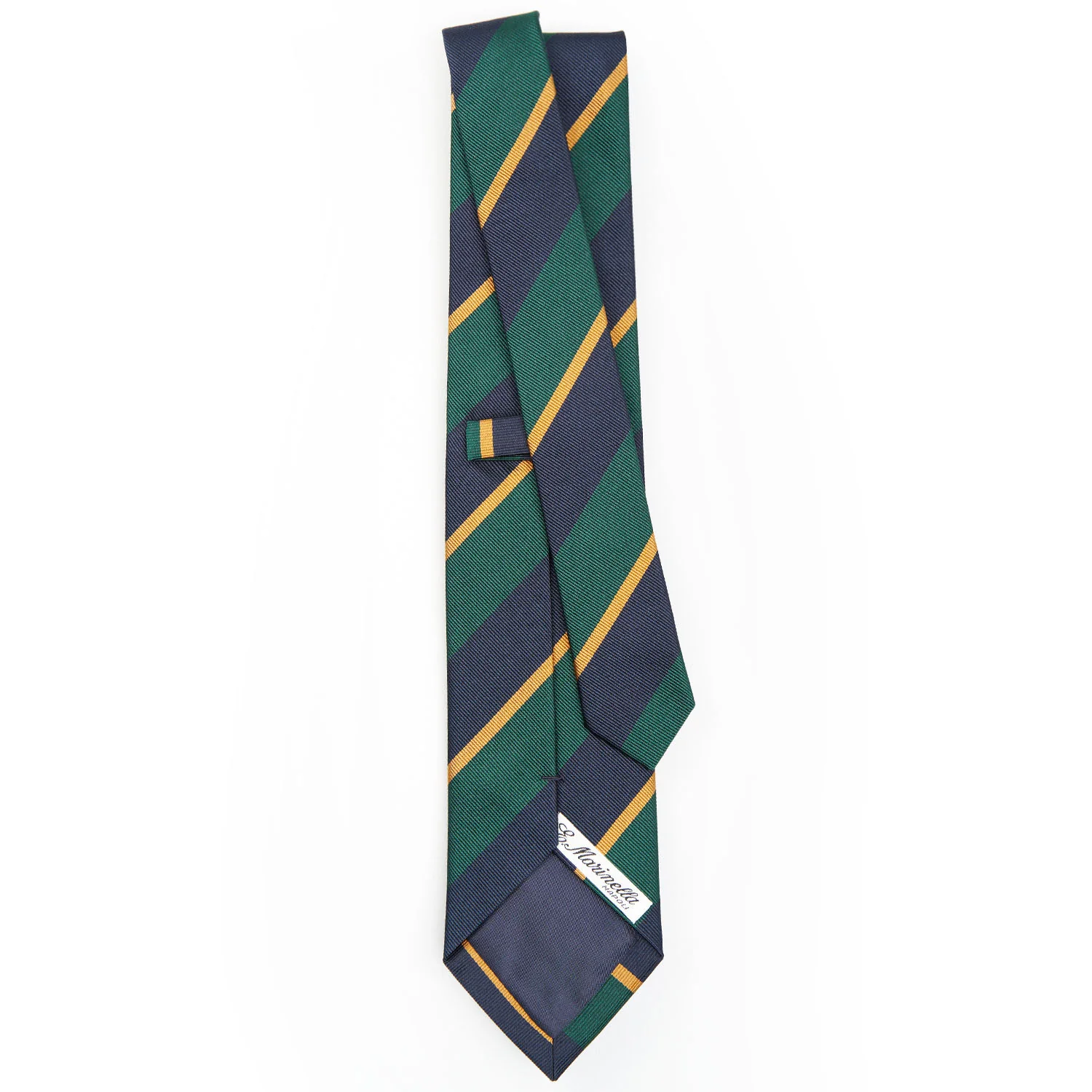 DARK GREEN REGIMENTAL SILK TIE - Image 3