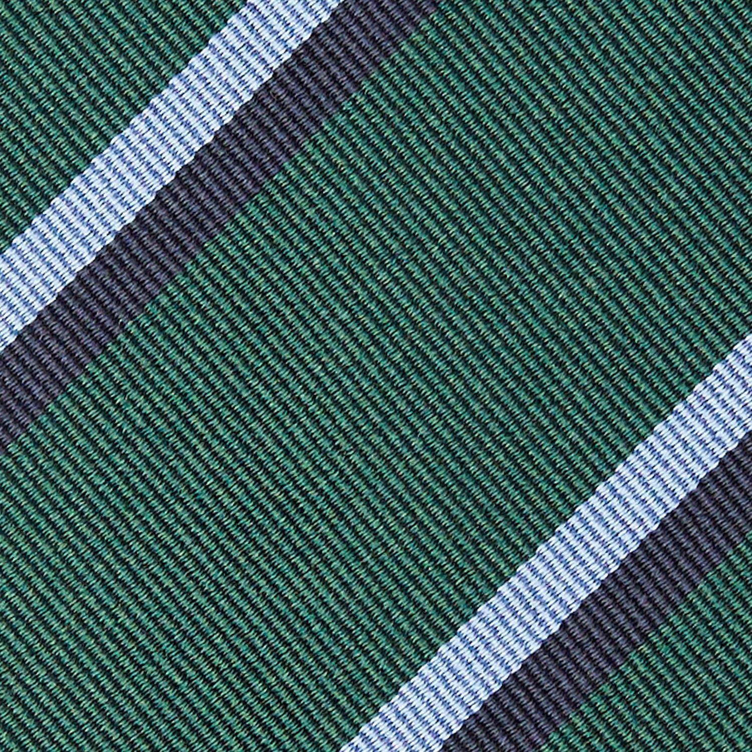 DARK GREEN REGIMENTAL SILK TIE - Image 5