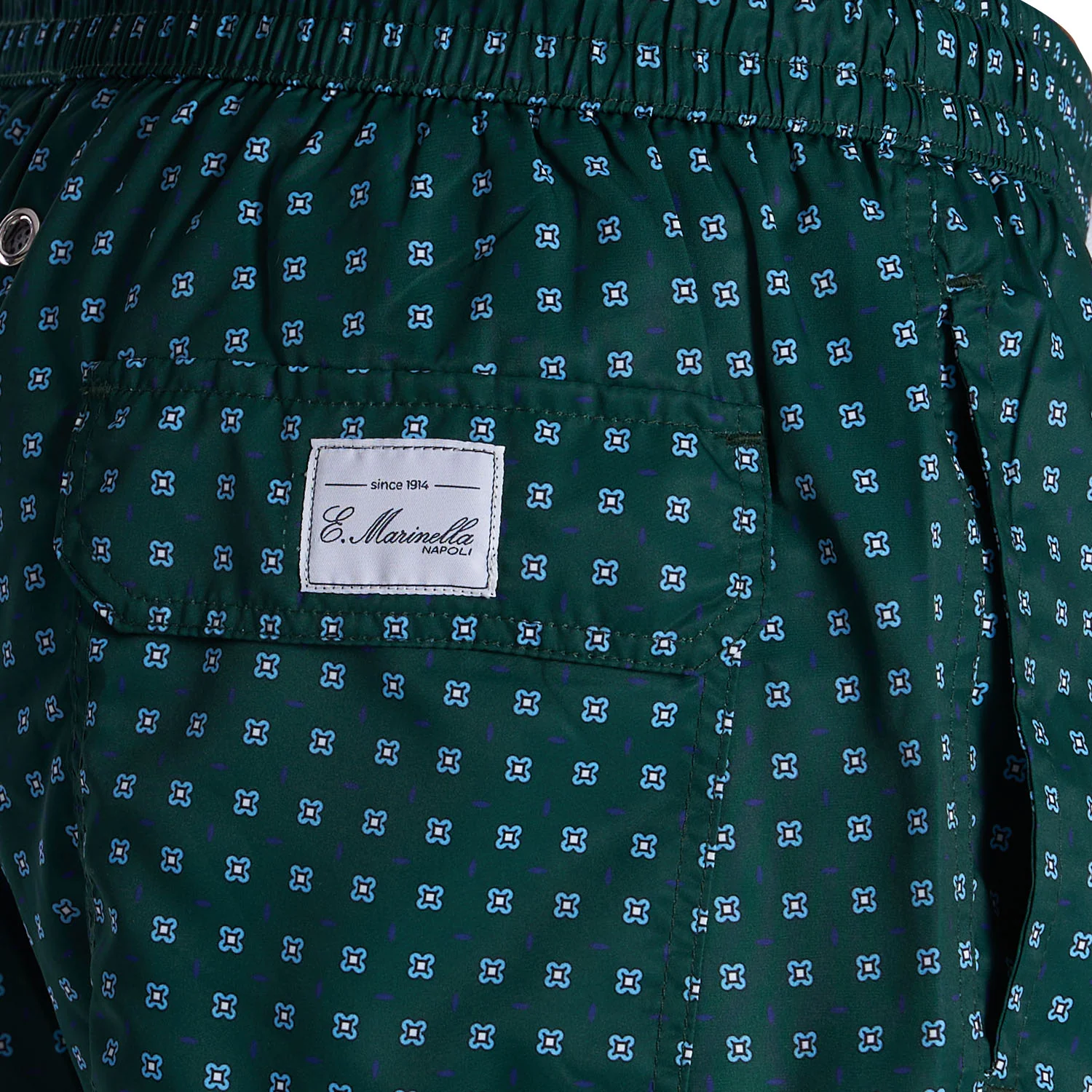 DARK GREEN SWIM SHORTS - Image 3