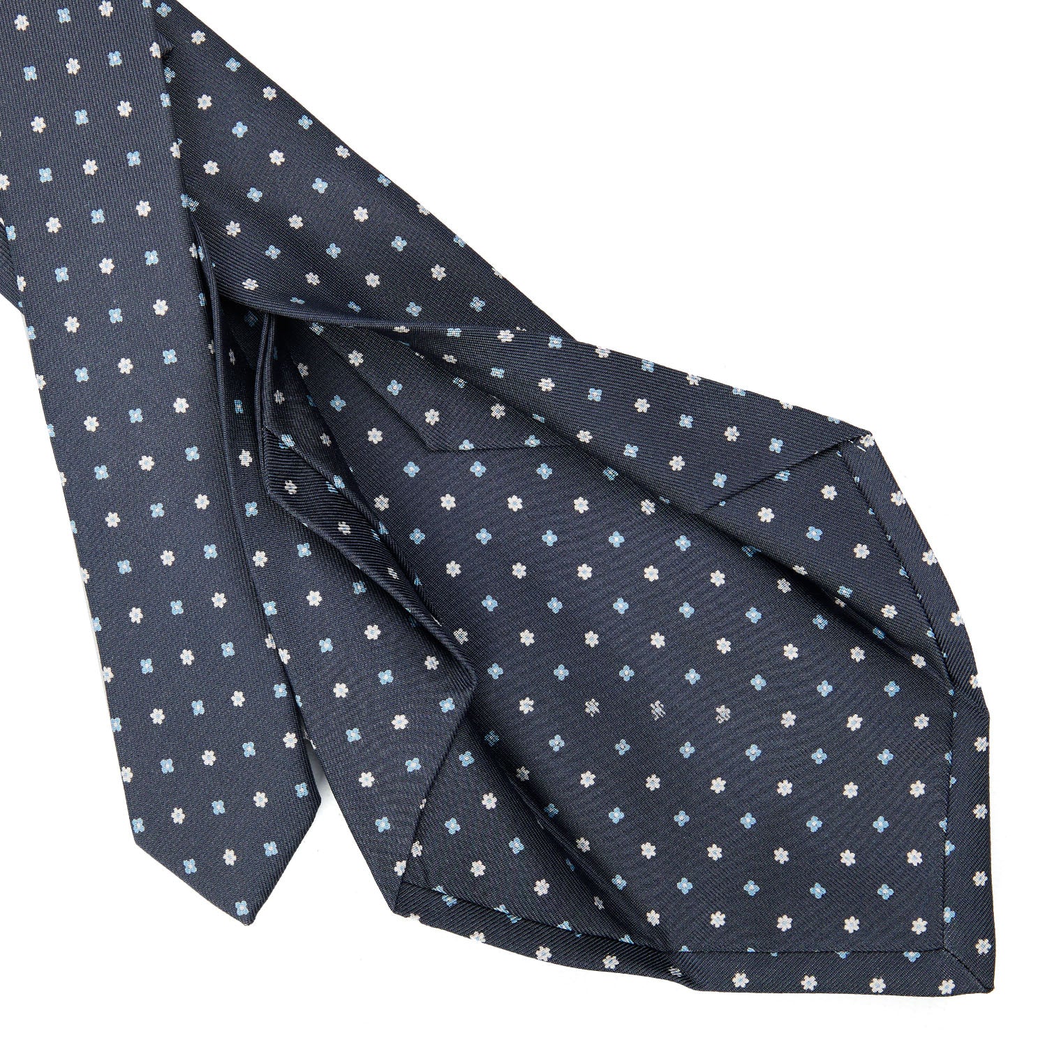 DARK GREY 5 FOLD SARTORIAL SILK TIE