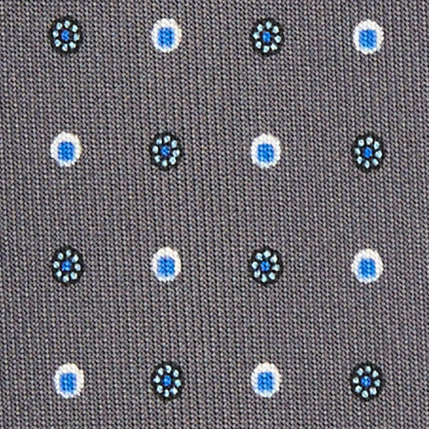 DARK GREY 9 FOLD SARTORIAL SILK TIE - Image 4