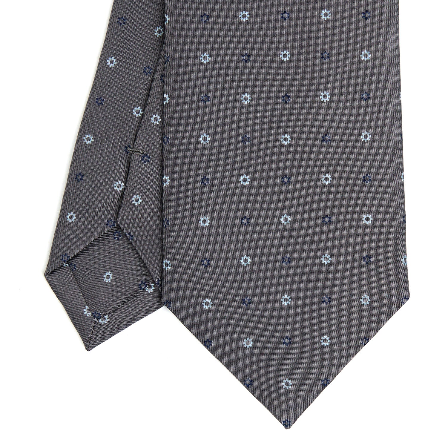 DARK GREY CLASSIC SILK TIE