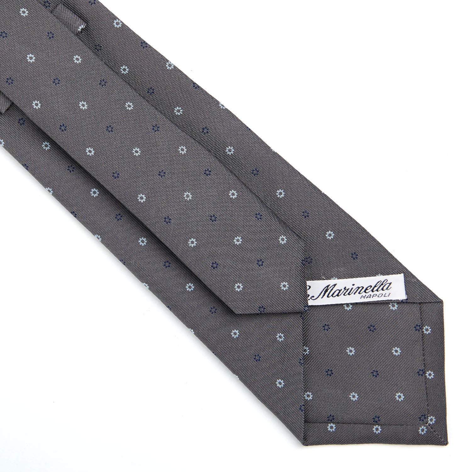 DARK GREY CLASSIC SILK TIE - Image 4