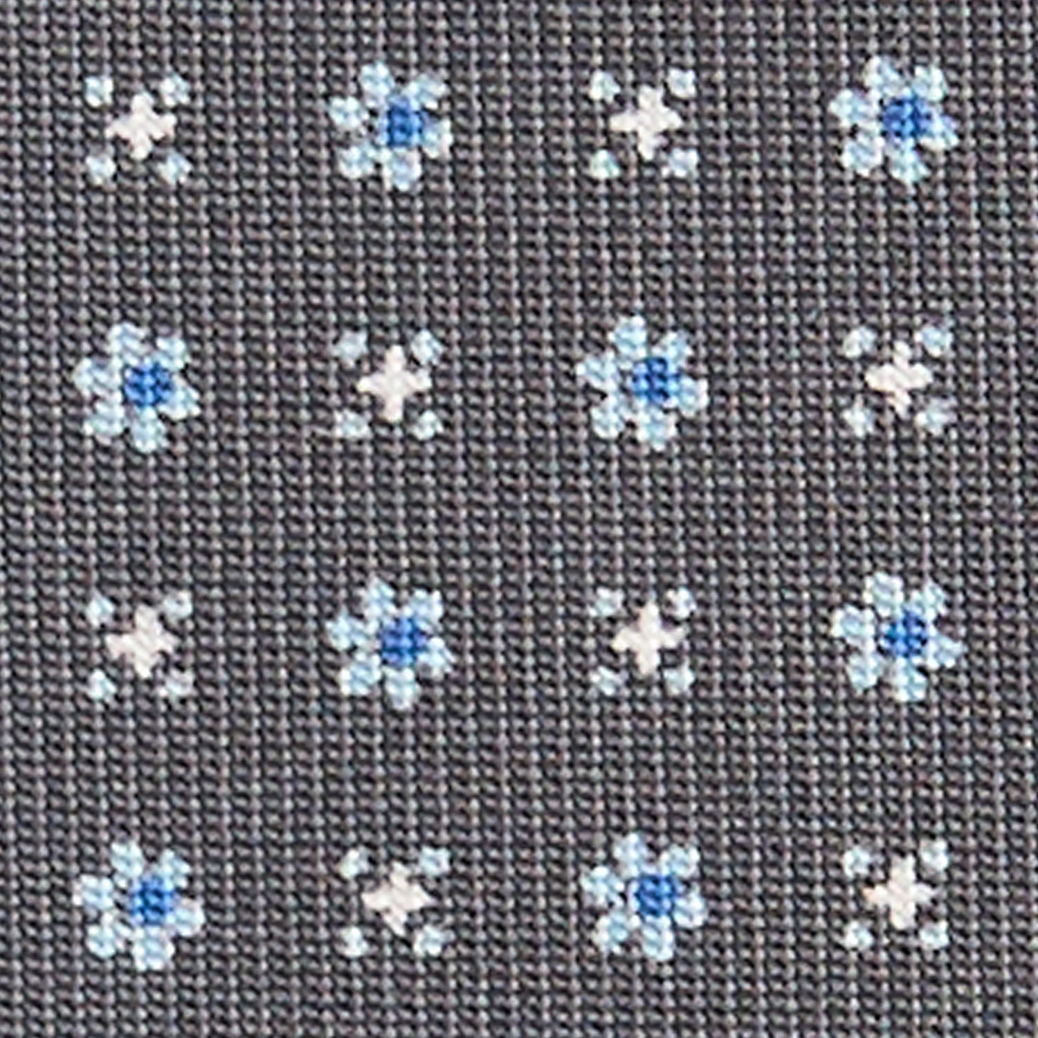 DARK GREY CLASSIC SILK TIE - Image 5