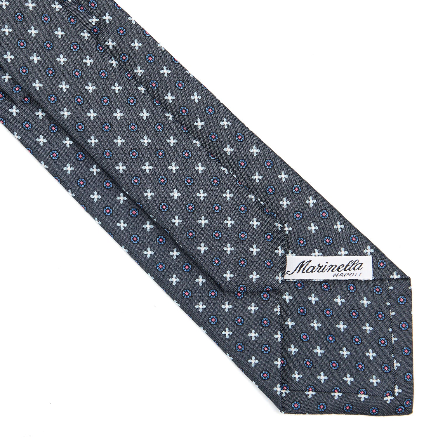 DARK GREY CLASSIC SILK TIE - Image 4