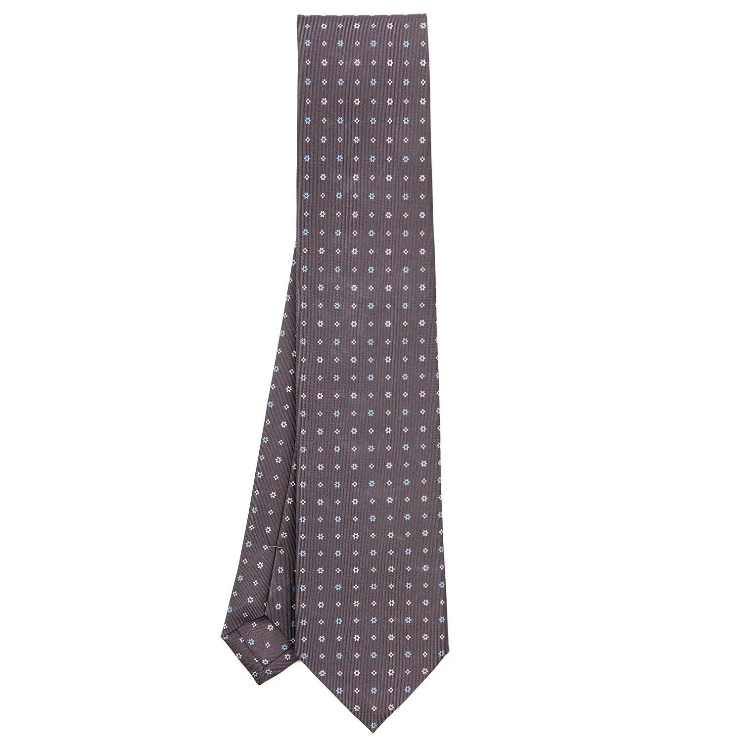 DARK GREY CLASSIC SILK TIE - Image 2