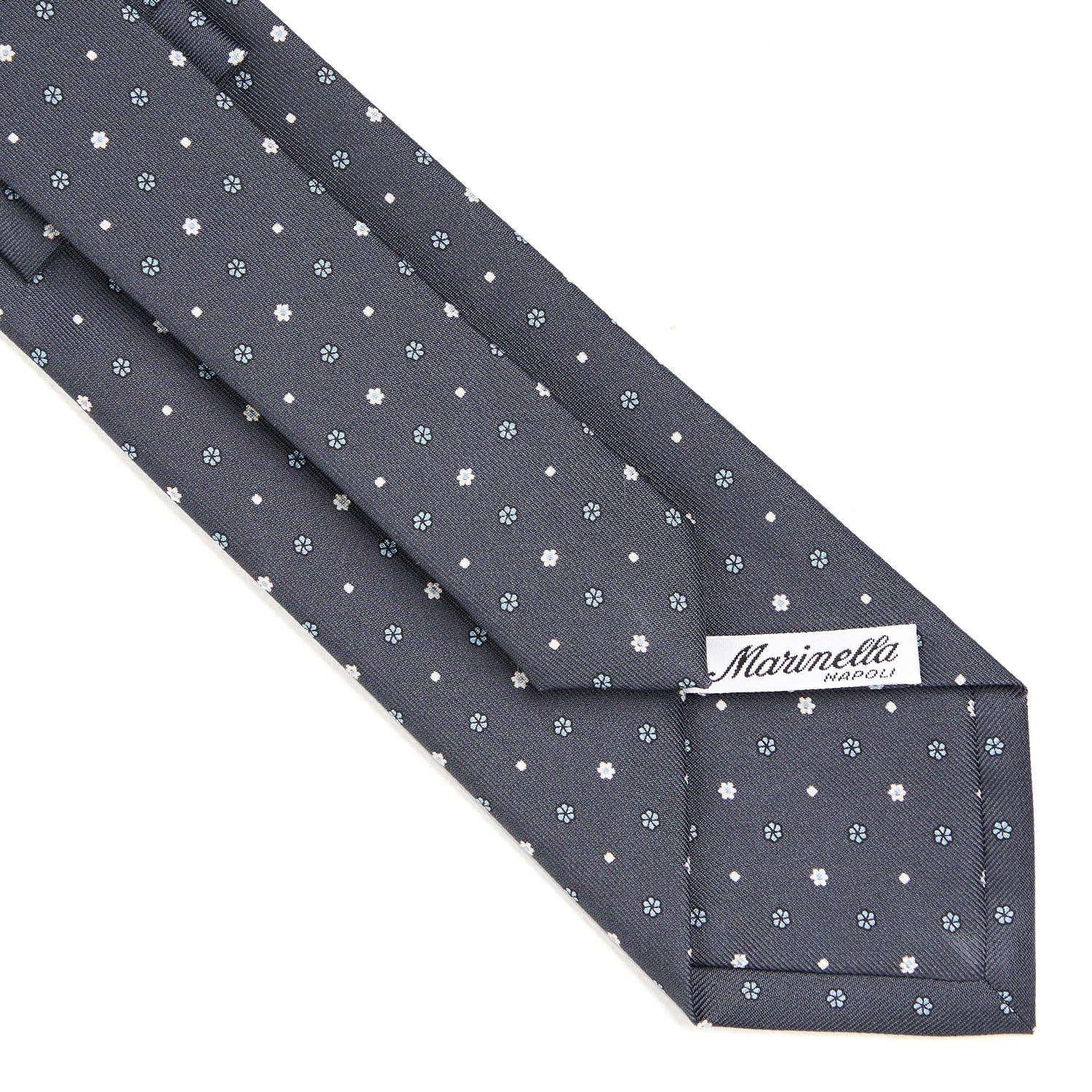 DARK GREY CLASSIC SILK TIE - Image 4