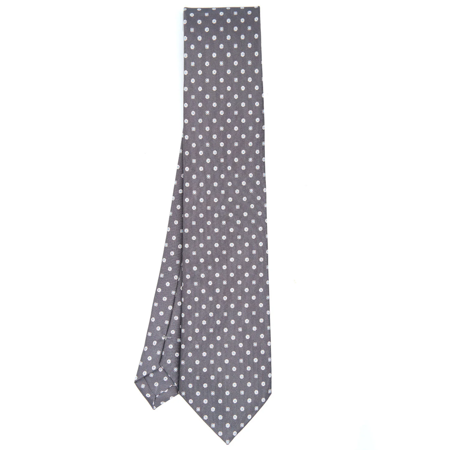 DARK GREY CLASSIC SILK TIE - Image 2