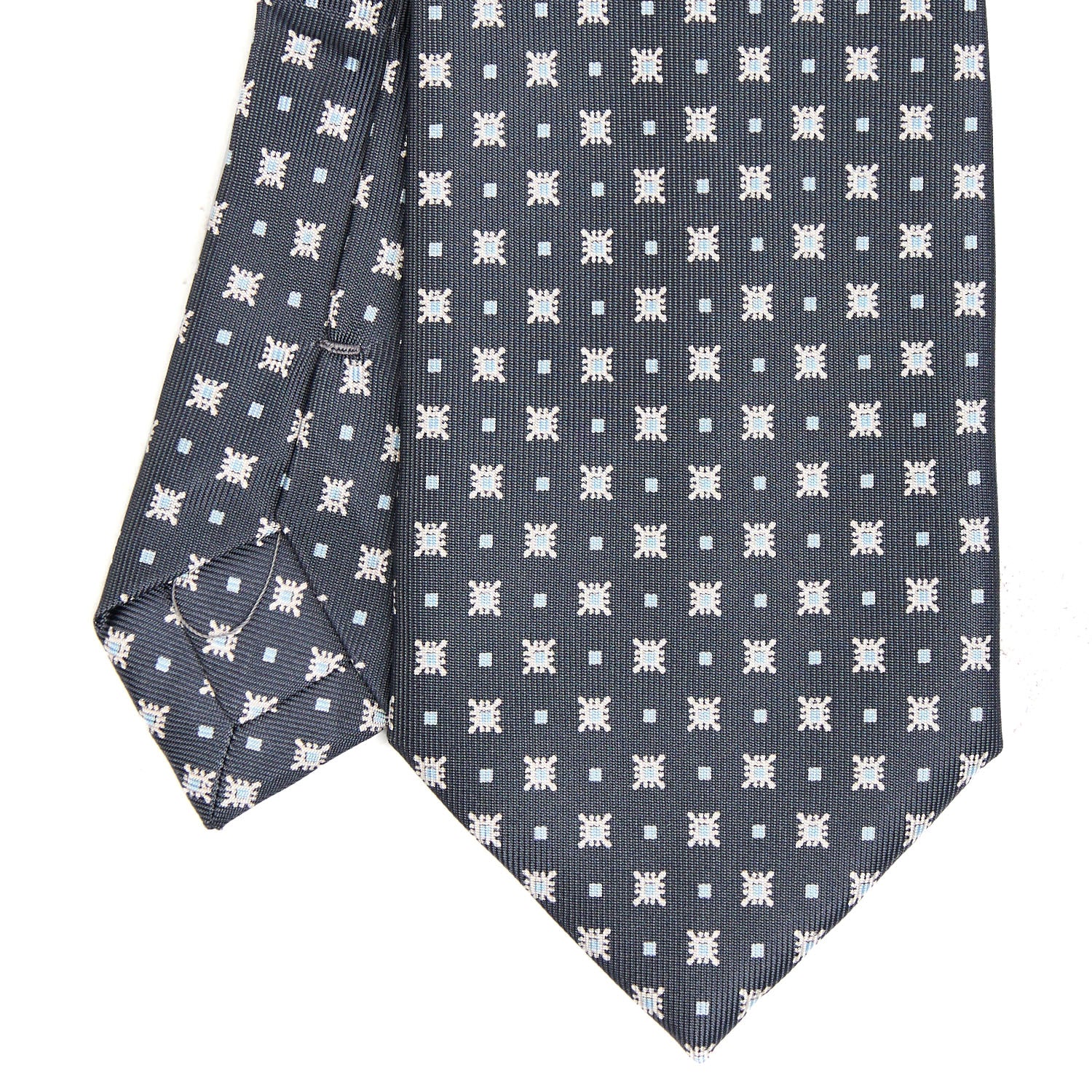 DARK GREY EXTRA LONG SARTORIAL SILK TIE