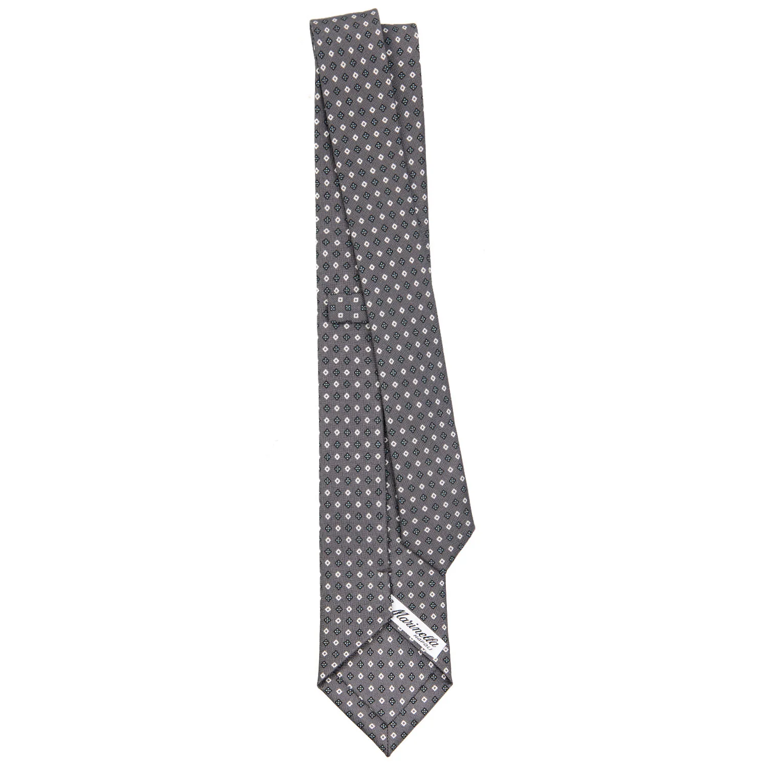 DARK GREY SARTORIAL 7 CM SILK TIE - Image 3