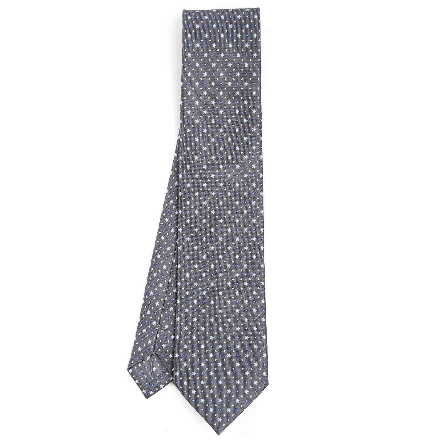 DARK GREY SARTORIAL CLASSIC SILK TIE - Image 2