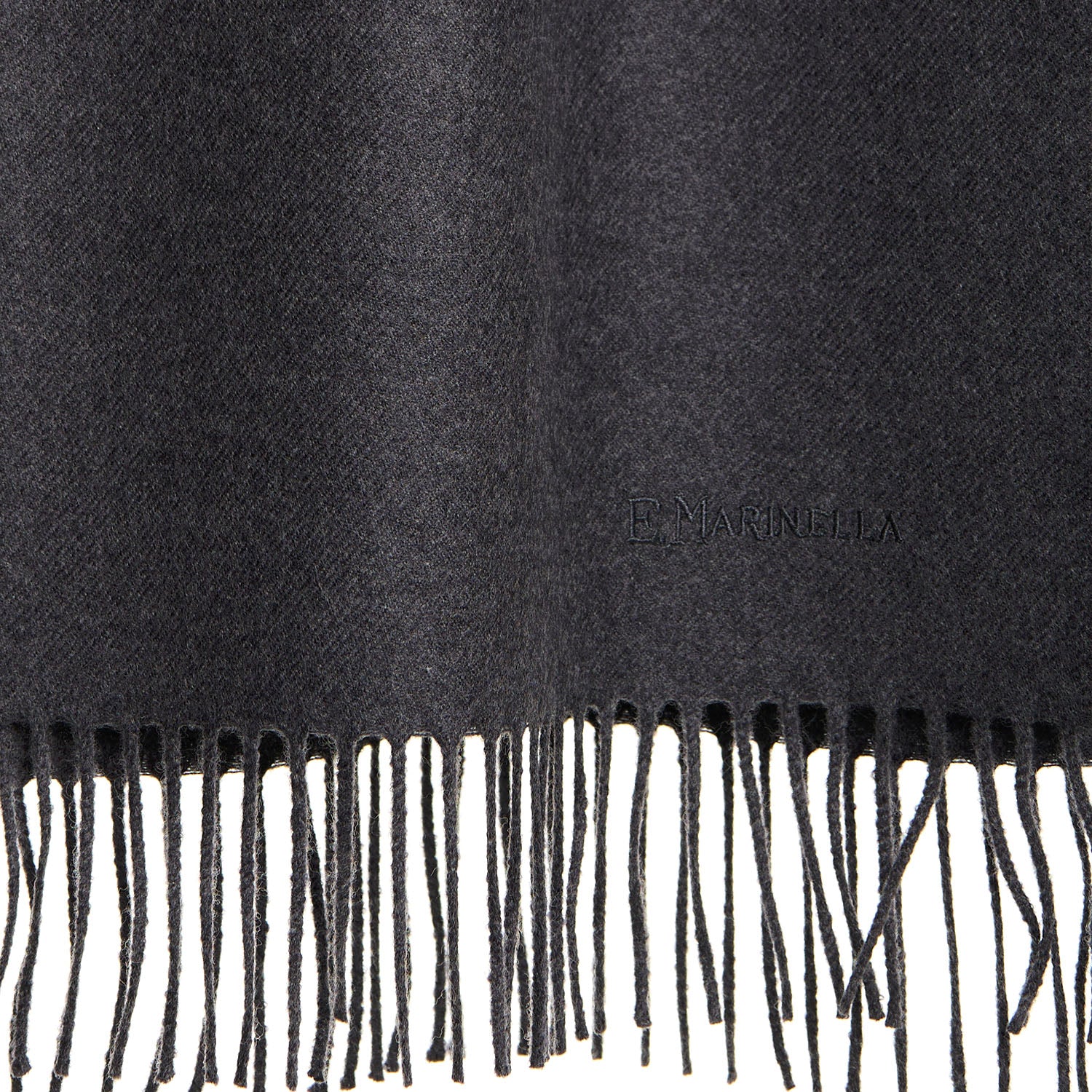 GREY SOLID SCARF - Image 3