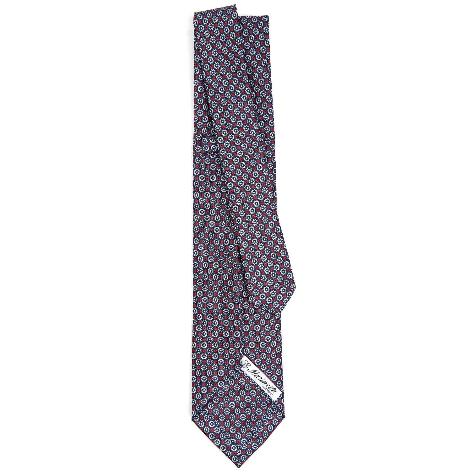 DRAK BLUE 5 FOLD SARTORIAL SILK TIE - Image 3