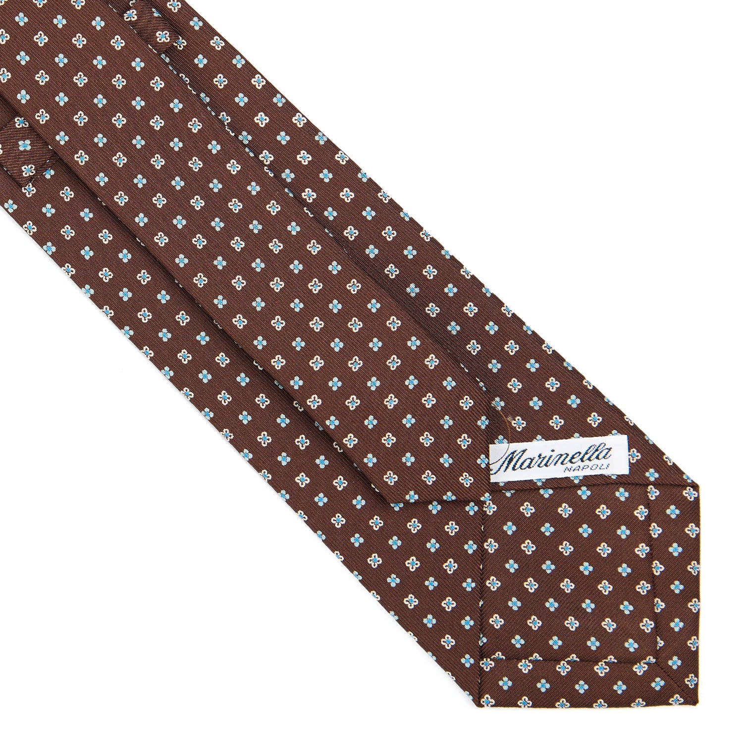 DARK BROWN CLASSIC SILK TIE - Image 4
