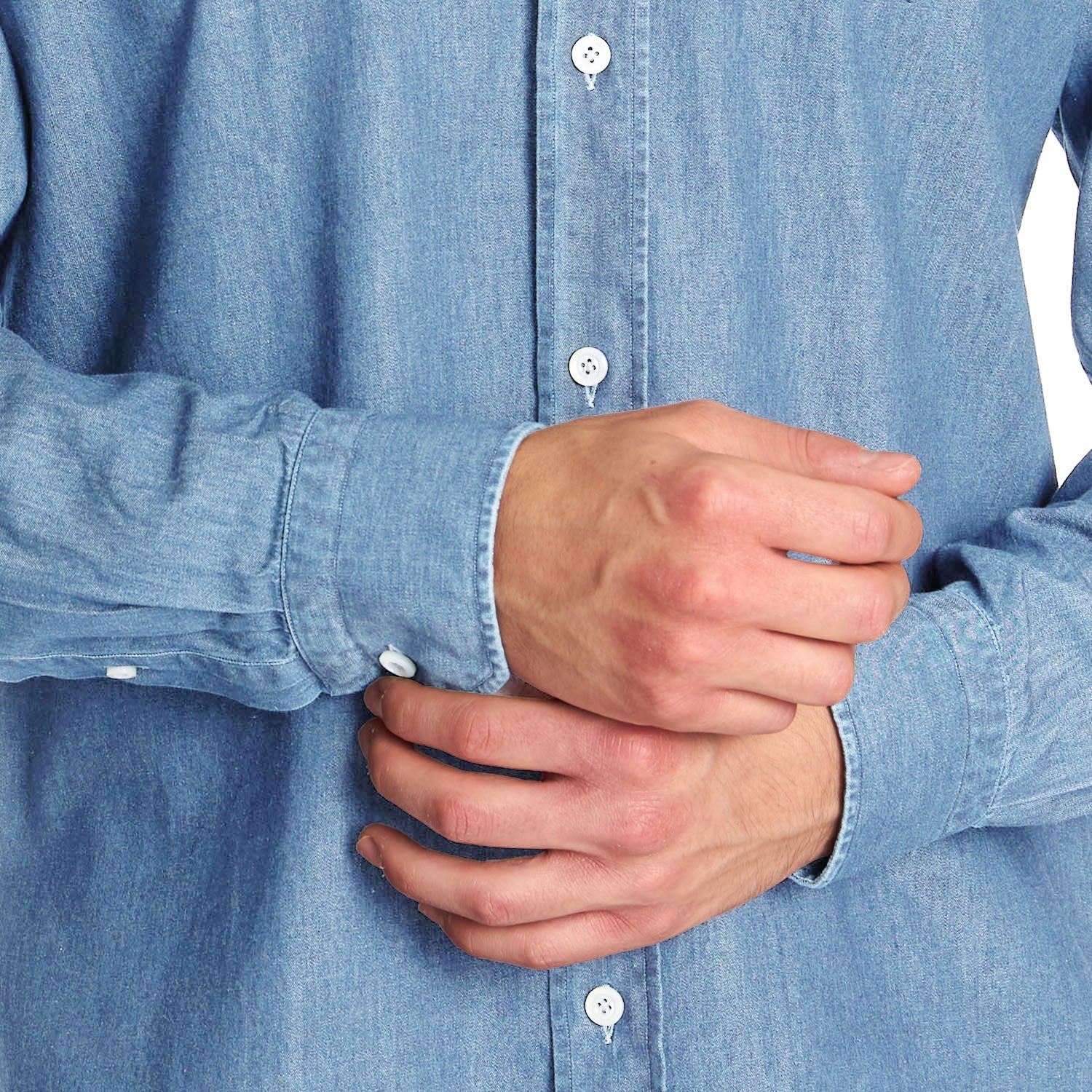 FADED DENIM SHIRT - Image 6