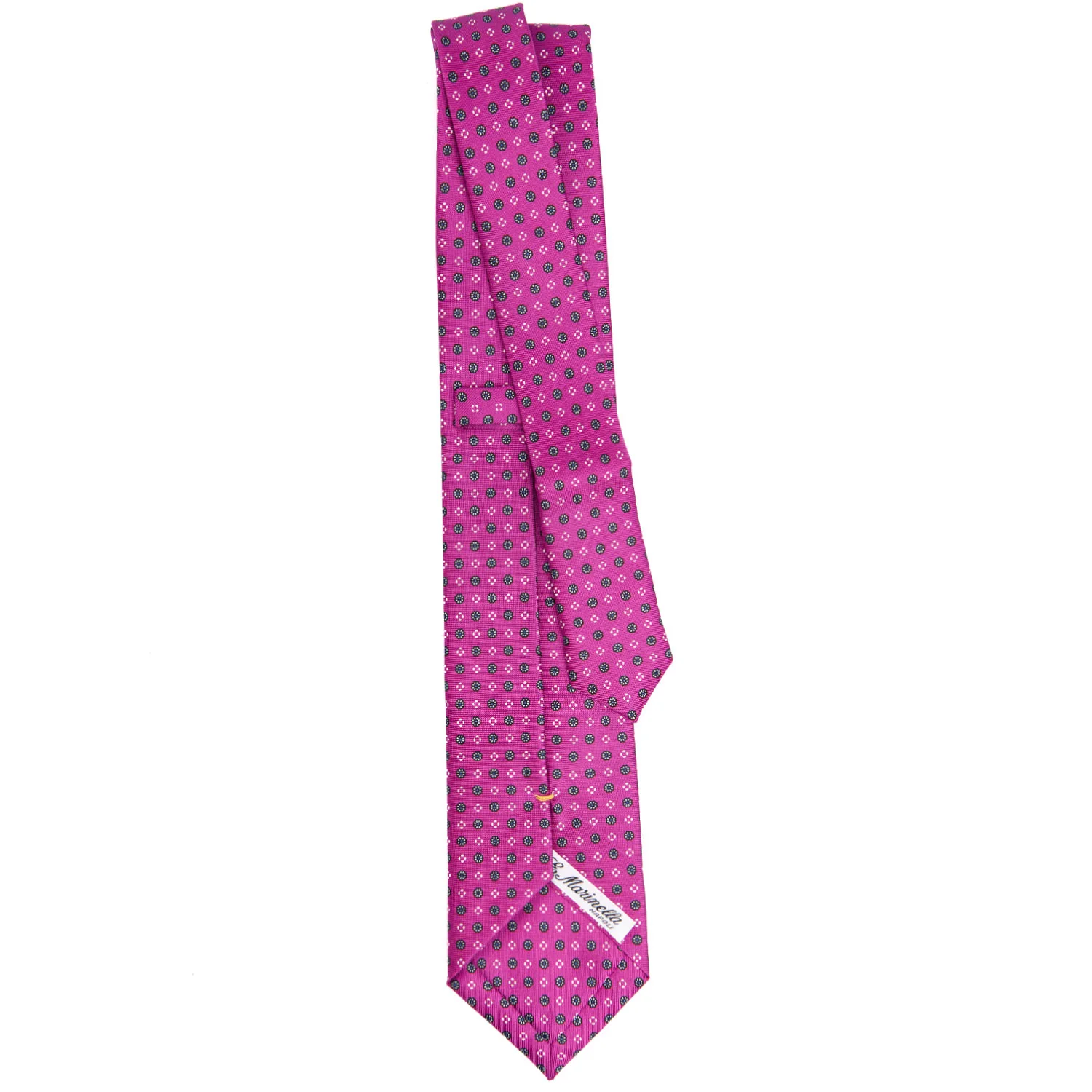 FUCHSIA EXTRA LONG SARTORIAL SILK TIE - Image 3
