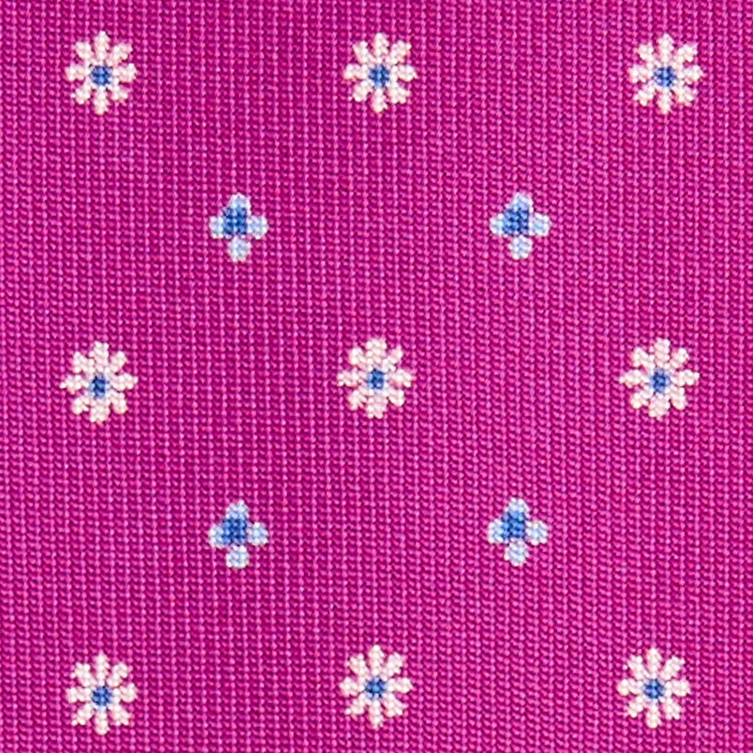 FUCSIA 5 FOLD SARTORIAL SILK TIE - Image 4