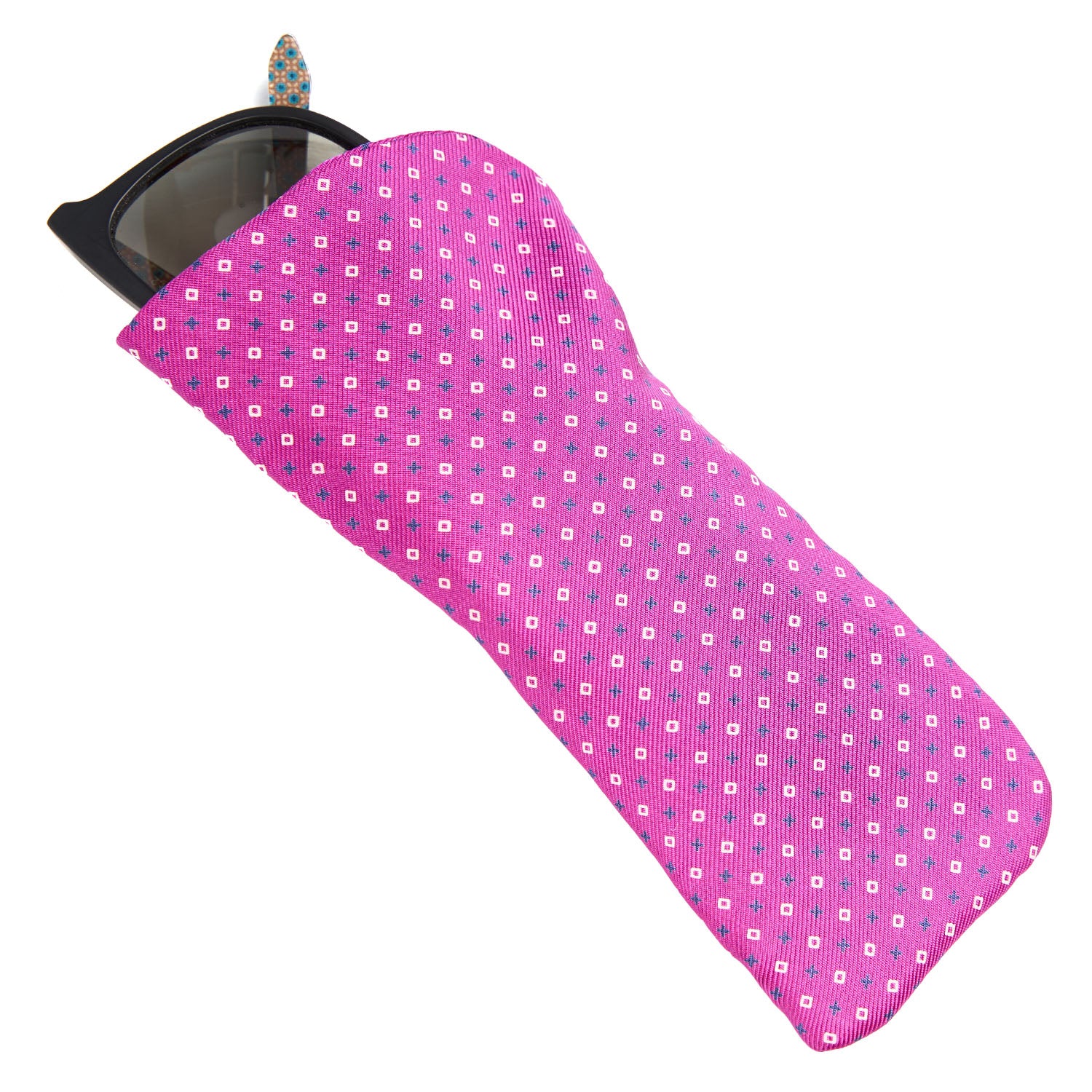FUCSIA GLASSES CASE
