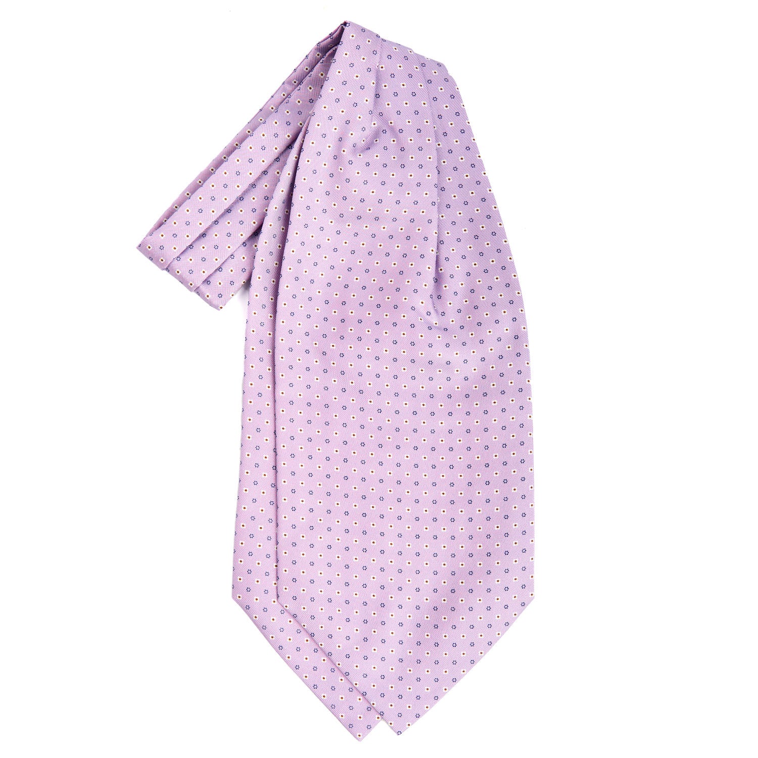 FUCHSIA SILK ASCOT TIE