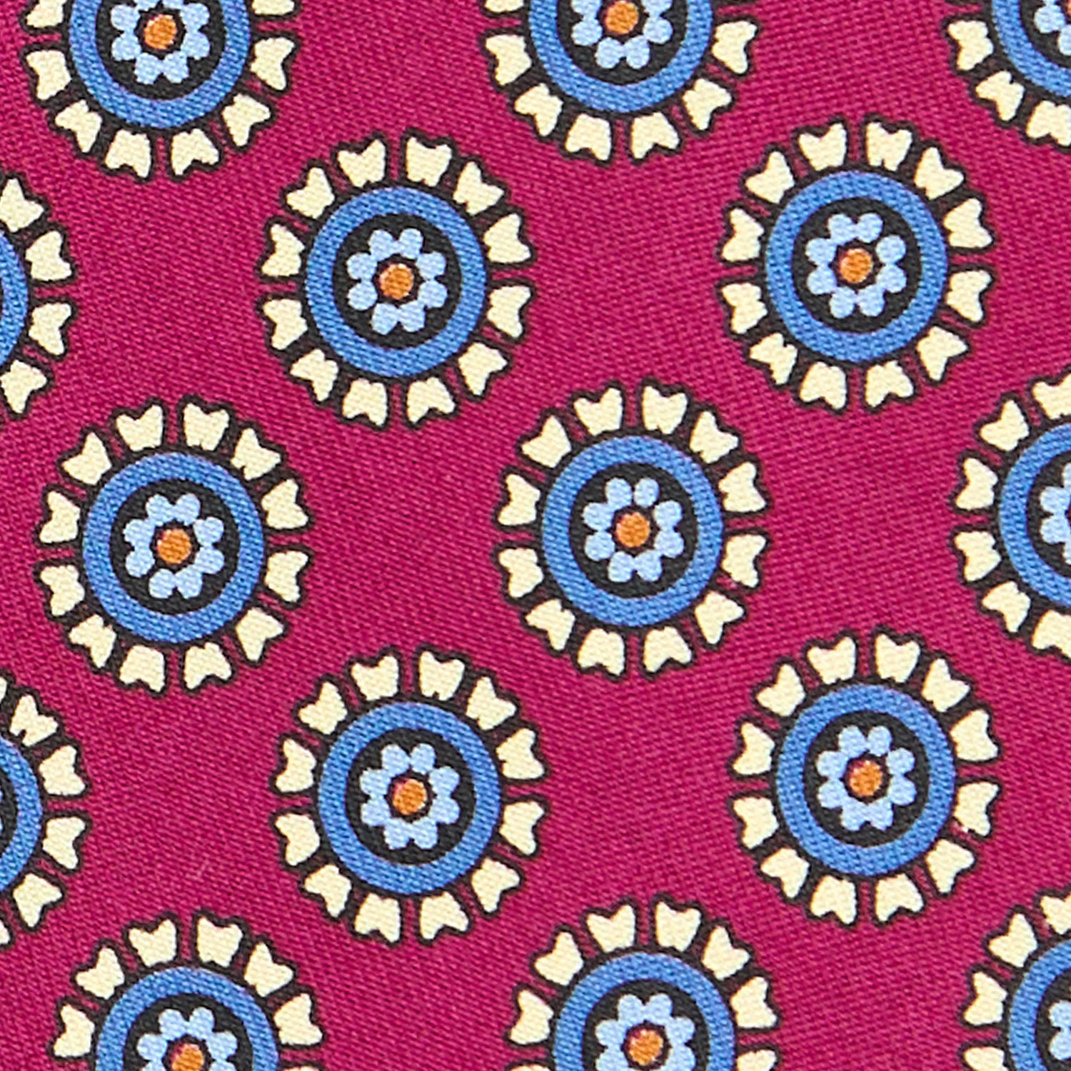 FUCHSIA SILK TIE - Image 4